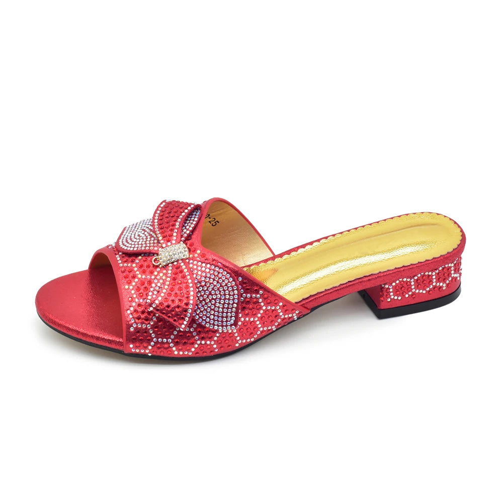 Ladies Shoes Summer Slippers Good Quality Womens Dress Sandals  Sweet Style for Royal Wedding Party Slingbacks Sandals