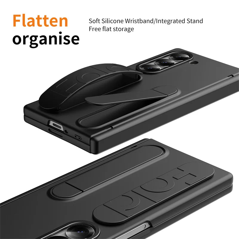 For Samsung Galaxy Z Fold 6 5 4 3  Hinge (with pen) Case Shockproof Full Screen Protector Tempered Glass Folding Cover