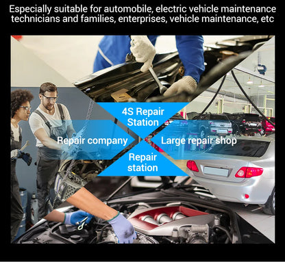 Multifunctional Battery Testers 12V Auto Repair Industry Detection with LED Reverse Display Screen Electrician Tool