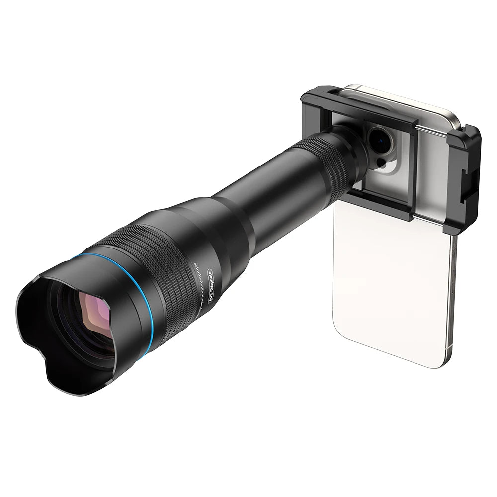 60X Smartphone Telephoto Telescope Lens with Universal Clip
