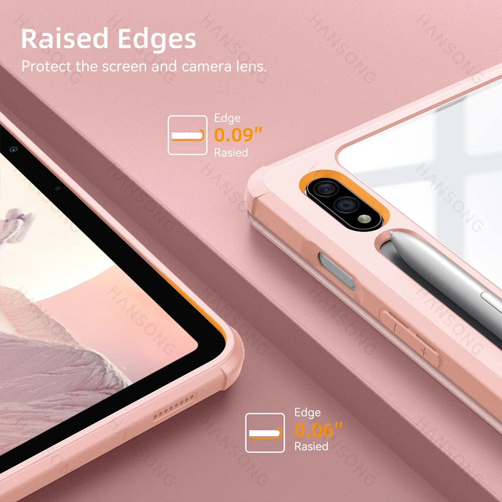 For Samsung Galaxy Tab Case for Galaxy Tab A9 Plus A9 A8 Case for Tab S9 Plus S9 FE S9 S8 Plus S8 S7 Plus S7 FE S7 S6 Lite Cover