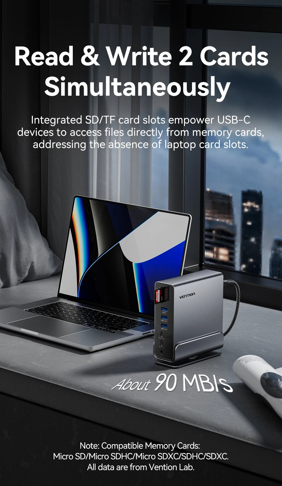 15 in 1 Gen2 USB C HUB Dual 4K@60Hz HDMI-compatible DP USB 3.0 with Power Adapter Docking Station for MacBook Pro M1 M2