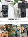 360 Degree Rotary Mobile Phone Backpack Clip Holder for Smartphones CellPhone Chest Shoulder Fixed Mount for iPhone 14