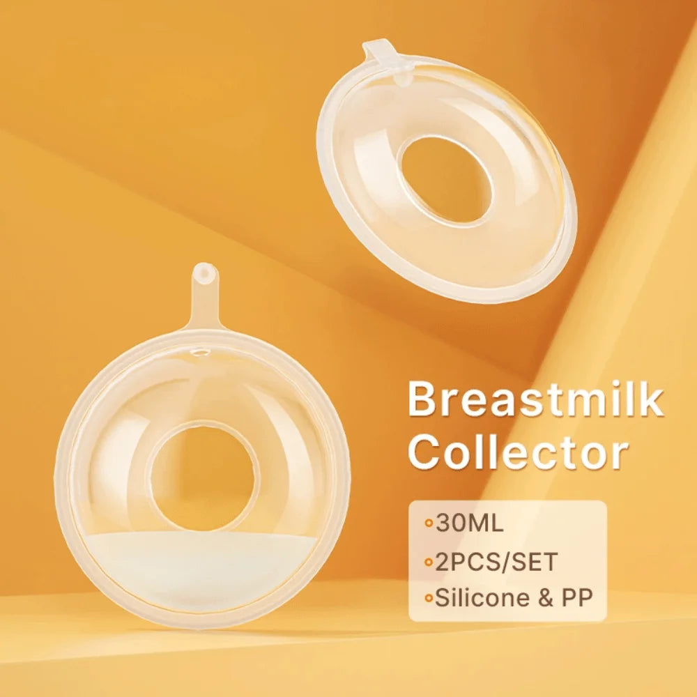 Wearable Integrated Invisible Portable Breast Collector Breast Milk Collector Milk God Device Milk Pad Two Pieces with Color Box