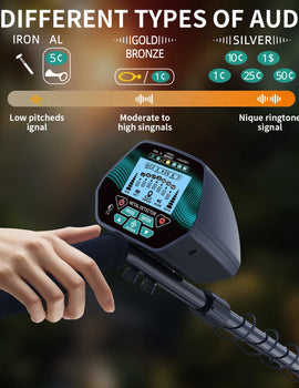 Underground Metal Detector GT620G High Sensitivity Liquid Crystal Professional Gold Hunter Circuit  Waterproof Coil