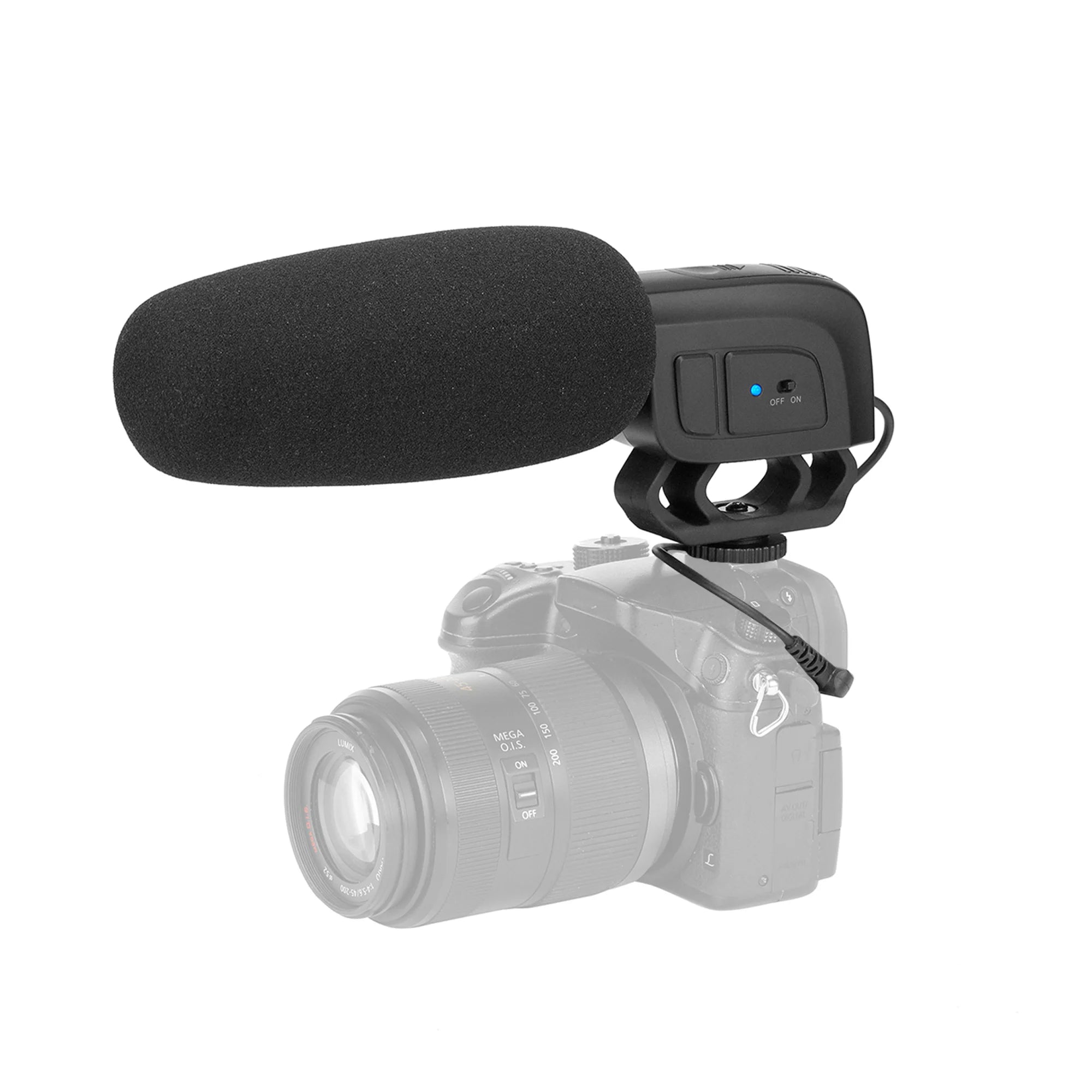 BY-M17R Condenser On-camera Shotgun Microphone for DSLR Camcorder Streaming Audio Recorders Video Shooting Vlogging Podcast