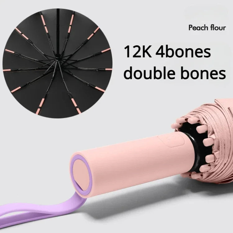 Strong Windproof Automatic Umbrella 72 Bone Sunshade Large Size Uv Protection Folding Men's Umbrella Rain Umbrellas for Women