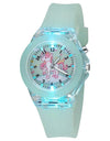 Cartoon Baby Unicorn Kids Watches Girls Toys Silicone Strap Flash Light Children Watch Clock Quartz Wristwatches