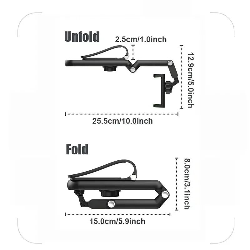 1080° Rotating Sun Visor Car Phone Holder Mount Cell Mobile Car Clip Bracket Stand Support in Car for iPhone Samsung Xiaomi