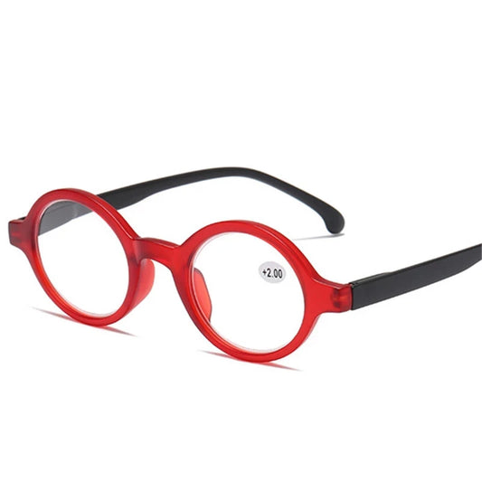 Retro Round Reading Glasses with Vintage Frame for Men and Women