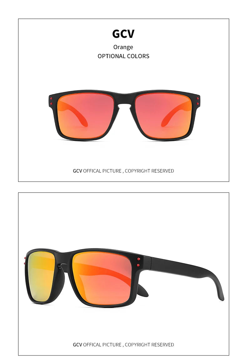 Retro Wrap Photochromic Polarized UV400 Sunglasses for Men Women Casual Fashion Eyewear