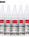 1-5pcs 502 Super Glue Instant Quick-drying Cyanoacrylate Adhesive Leather Rubber Wood Metal Strong Bond Liquid Glue Tool