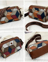 Splicing Shoulder Bag Soft Leather Female Wallet Crossbody Bag Messenger Bags Luxury Designer