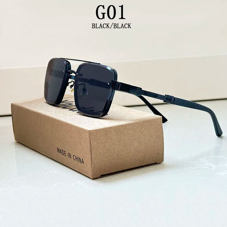 Square Frame Sunglasses With UV400 Protection