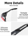 Photochromic Bicycle Glasses UV400 Goggle Large Frame Men Women Sports Bike Eyewear Sungless Adjustable Cycling Glasses