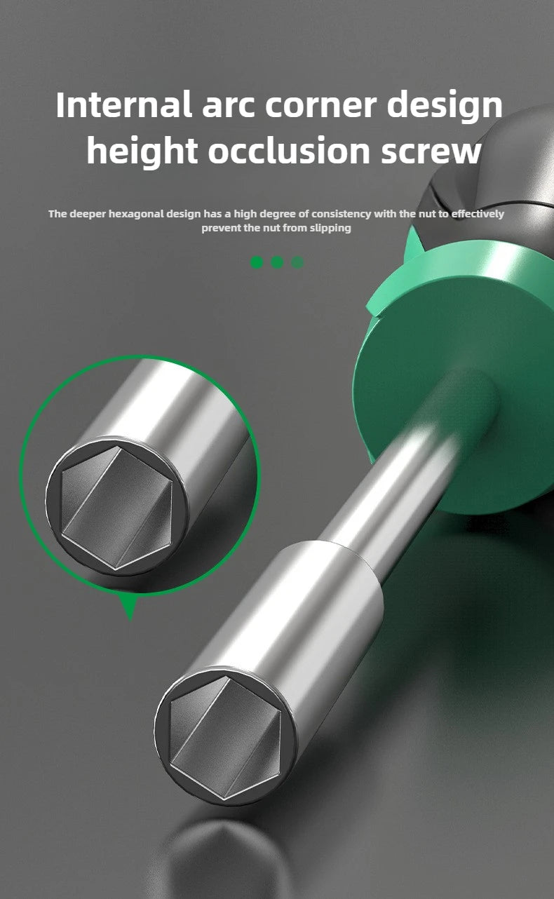 15 in 1 CR-V Screwdriver Precision Hexagonal Screwdriver Head Drills Sockets Car Repair Tools Household Wrench