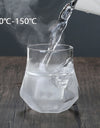 130ml Double Walled Glass Cup Hanging Ear Espresso Coffee Cup Clear Anti-scalding Teacup Party Brandy Wine Mug