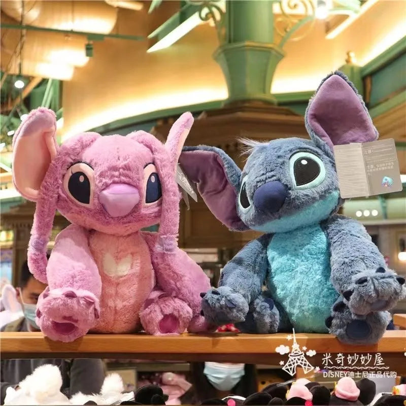 Shanghai Disneyland Disney cartoon Stitch Angel Plush Toys Cute  Best Birthday girlfriend  Gifts