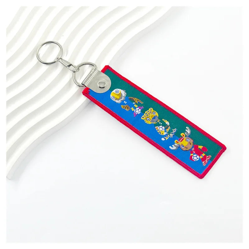 2026 Football Trophy Keychain Soccer Fan Backpack Charm Collectible
