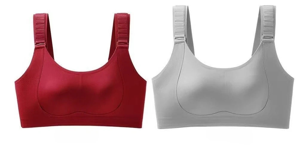 Womens Seamless Wireless Minimizer Support Bra
