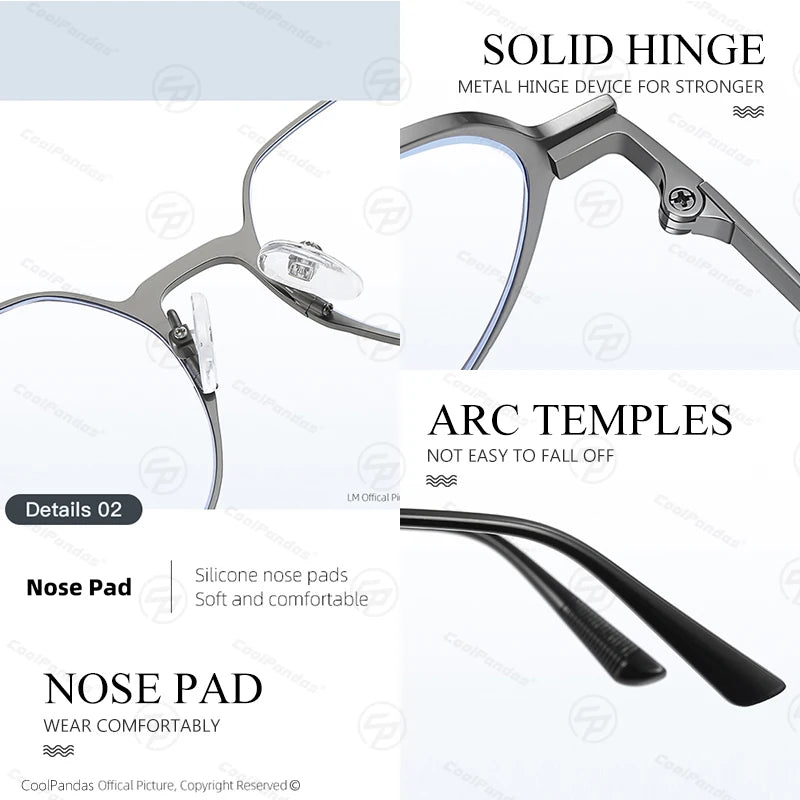 3 In 1 Magnetic Clip On Polarized Sunglasses UV400 Anti Blue Light Night Vision Glasses for Men Women