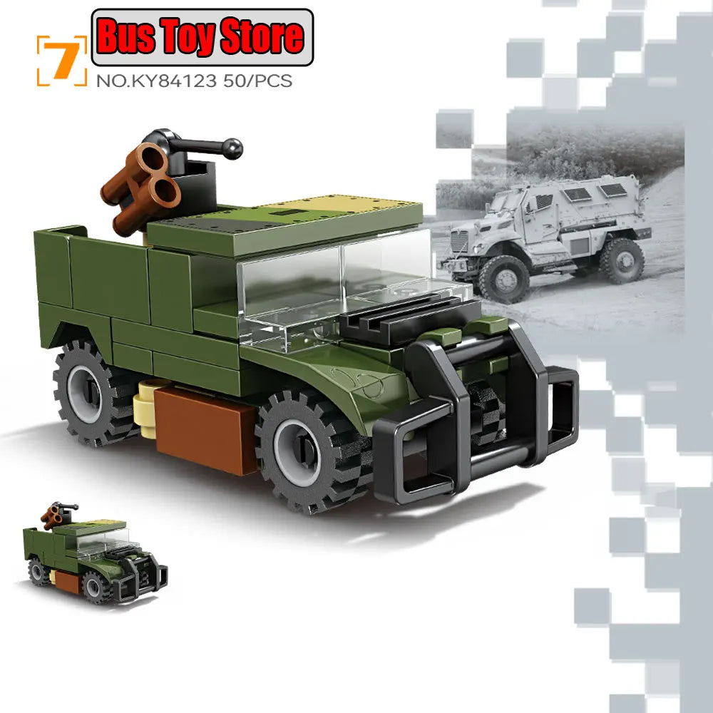 Aircraft Tank Aircraft Carrier MODERN EOLIPMENT MODERN WAR INFORMATION WW2 Military Model Building Blocks Bricks for Boy