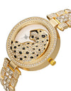 Leopard Head Women's Watches Diamonds Quartz Fashion Personality Ladies Jewelry Temperament Bracelet Watch