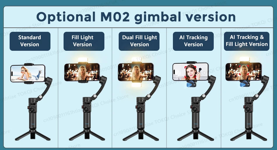 3-Axis Handheld Gimbal Stabilizer for Smartphone with Wireless Remote for iPhone Android Phone Face Tracking Tiktok Vlog