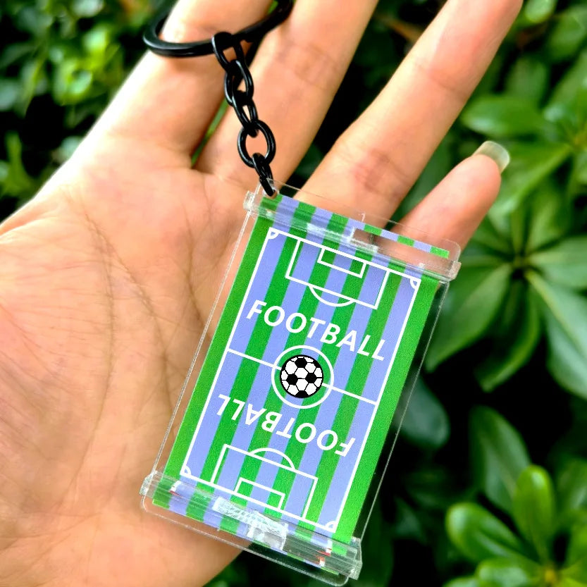 2026 Football Stadium 3D Keychain Soccer Fan Bag Charm Collectible