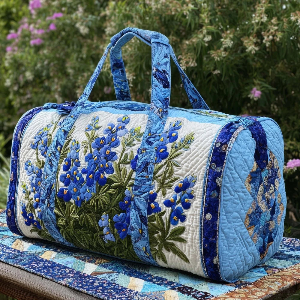 3D Puff Print Quilted Book Pattern Tote Bag Floral Embossed Travel Bag Vintage Library Weekender Duffle Gym Yoga Overnight Bags
