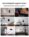 Magnetic Leather for Magsafe Case for iPhone 16 15 14 Pro Max 16Pro Ring Luxury Lens Protection Holder Phone Back Cover