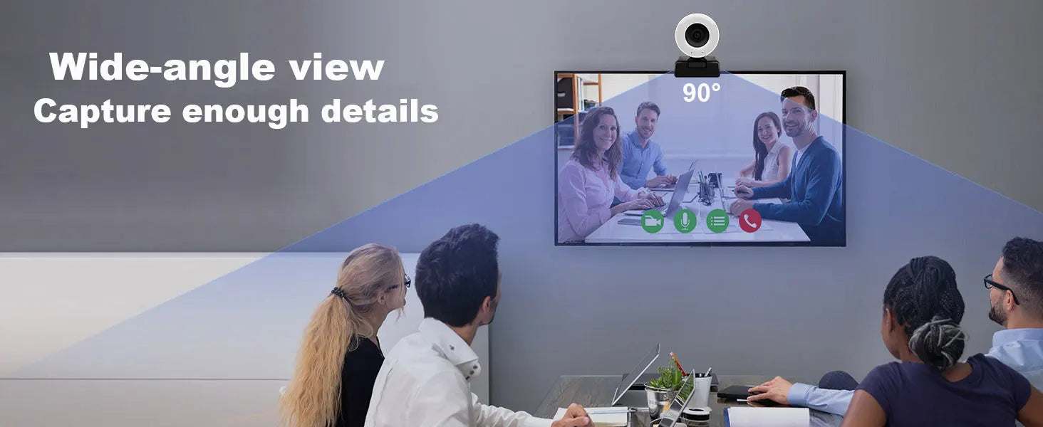 2K Streaming Webcam with Ring Light Autofocus Living Stream Camera 1080P USB Camera with Mics for Tiktok/YouTube Live Broadcast