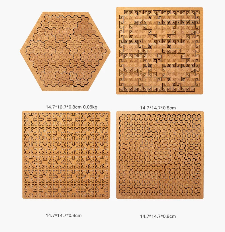 Wooden Brain Teaser Puzzle Game