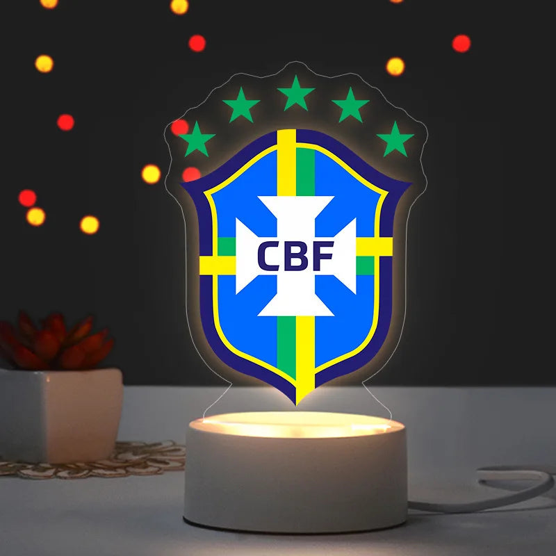 2026 Football Mascot Trophy LED Night Light Desktop Lamp Collectible Decoration