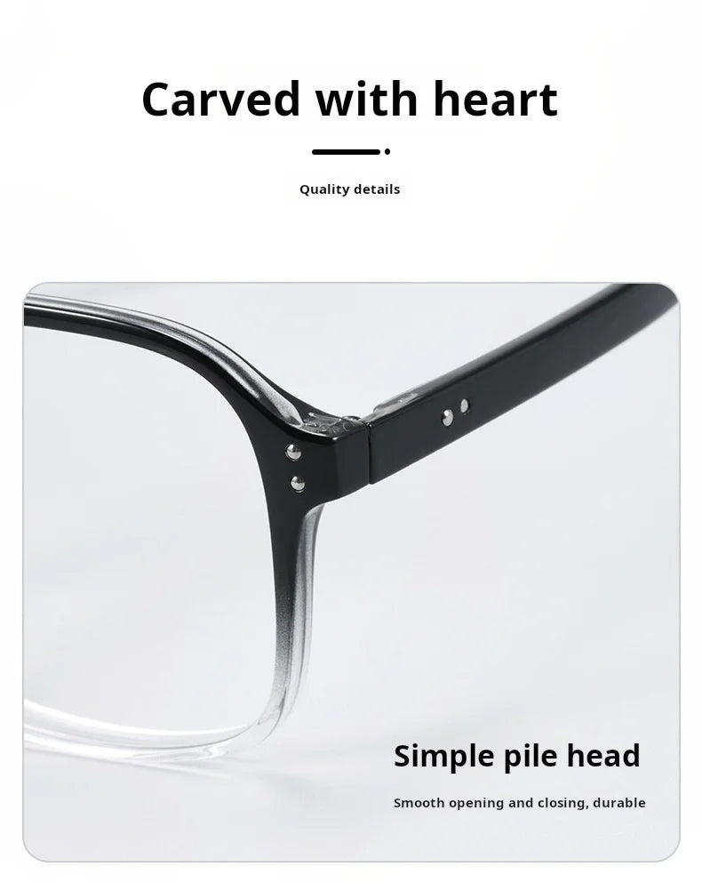 Mens Retro Pilot Double Bridge Progressive Multifocal Prescription Glasses