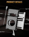 Cigar Cutter,5 in 1 Cigar Cutter Set,Built-in Cigar V Cutter, Flat Cutter, Cigar Punch, Cigar Draw Enhancer and Cigar Holder