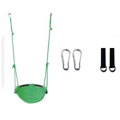 U-shape  Swing Indoor Outdoor  Home Courtyard Rope Net Seat Hanging Chair Playground Equipment