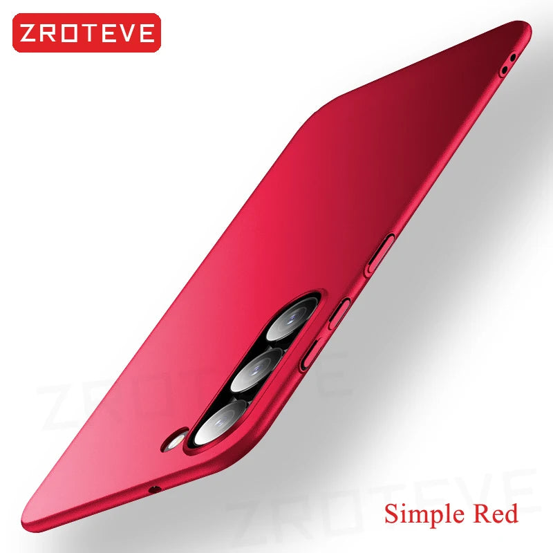 Zroteve Slim Matte Hard PC Case for Samsung Galaxy S26 Ultra / S25 Edge / S24 / S23 – Lightweight Protective Cover