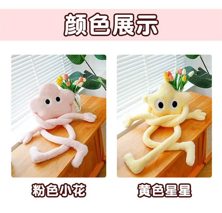 150cm Cushion Star Pink Coal Ball Plush Doll Sofa, Bedroom, Pillow, Funny Cushion Pillow Sofa Pillow Home Decoration Cute Pillow