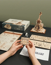 Mechanical Music Box 3D Wooden Puzzle