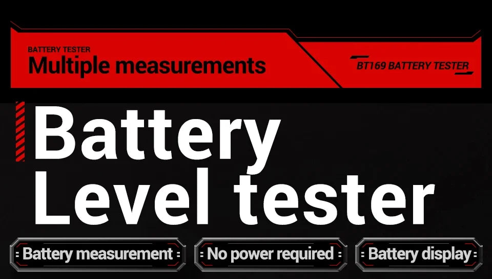 Universal Battery Tester 9V 1.5V Button Cell Test LCD Battery Indicator Gauge Checker Household Analyzer Meter Tools