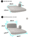 Universal Car Travel Bed Inflatable Mattress For SUV And Van Backseat Shock Absorbing Bed For Long Journey