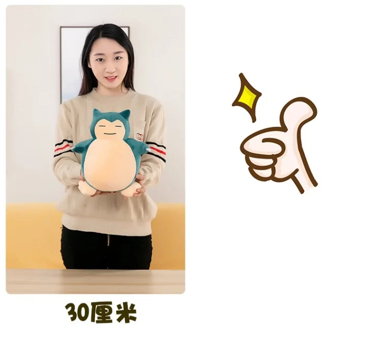 Hot 60cm Kawaii Snorlax Plush Toy Anime Pokemon Stuffed Doll Large Cute Baby Gift Kids Birthday Xmas Present Wholesale