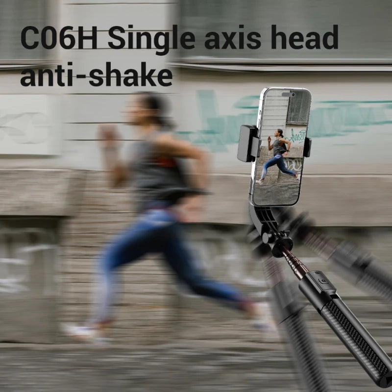 Bluetooth Handheld Gimbal Stabilizer Mobile Phone Selfie Stick Aluminum Alloy Adjustable Tripod for Smartphone Live