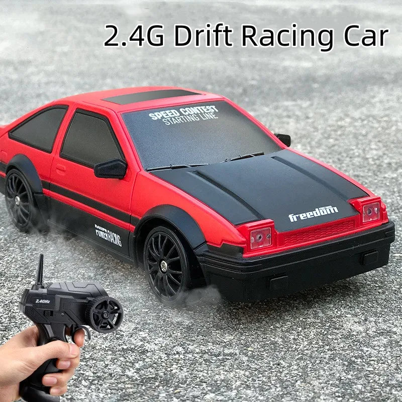 2.4G Drift Rc Car 4WD RC Drift Car Toy Remote Control GTR Model AE86 Vehicle Car RC Racing Car Toy for  Christmas Gifts
