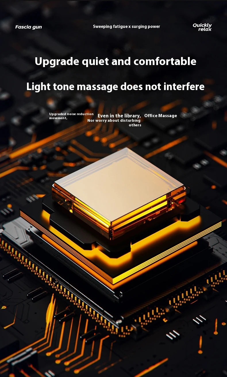 Smart Fascia  Neck Shoulder Cervical Foot Body Relaxation Back High Frequency Massage   Massage Percussion Hammer fitness