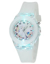 Cartoon Baby Unicorn Kids Watches Girls Toys Silicone Strap Flash Light Children Watch Clock Quartz Wristwatches