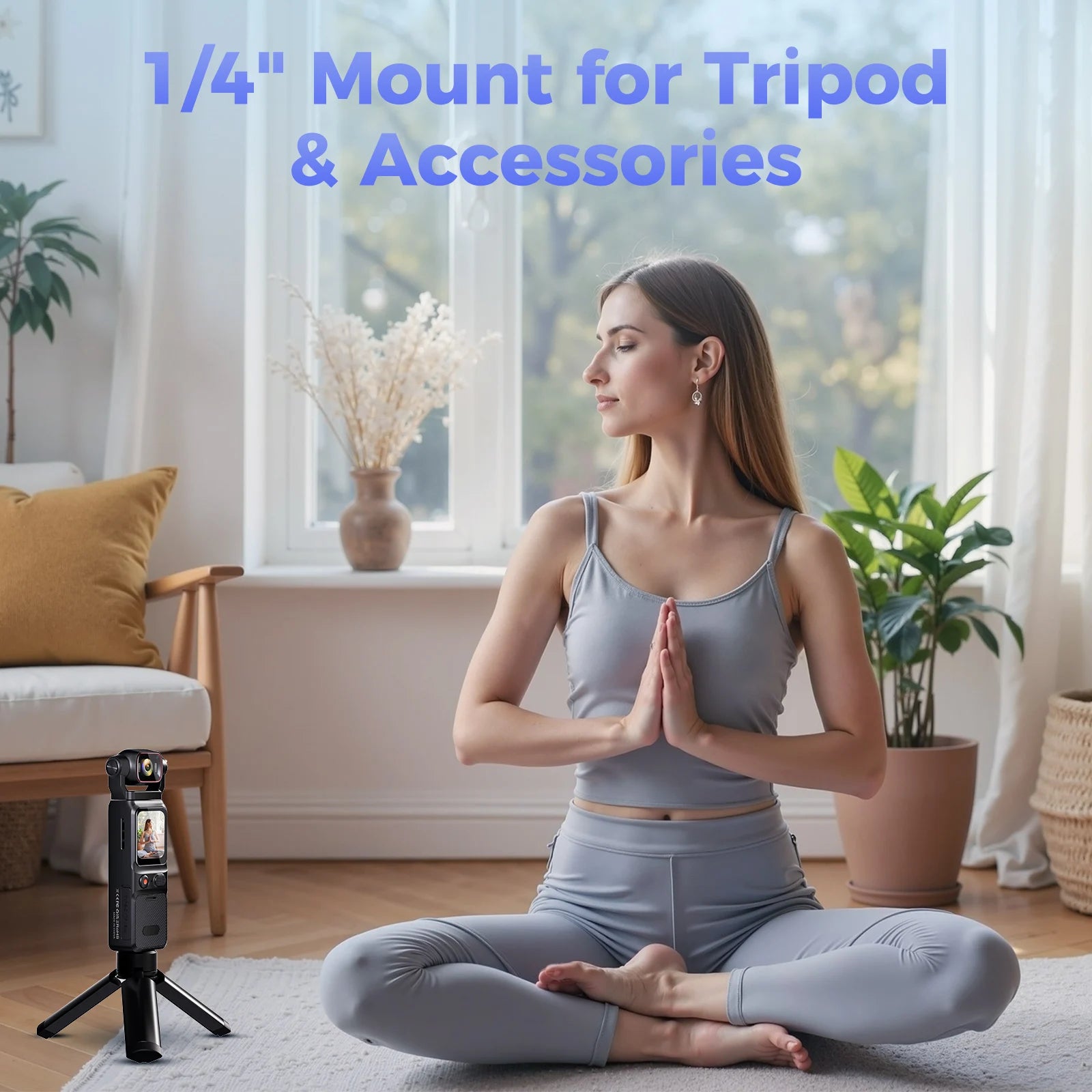 Pocket Action Camera 4K Moto Recording BodyCam 1.69