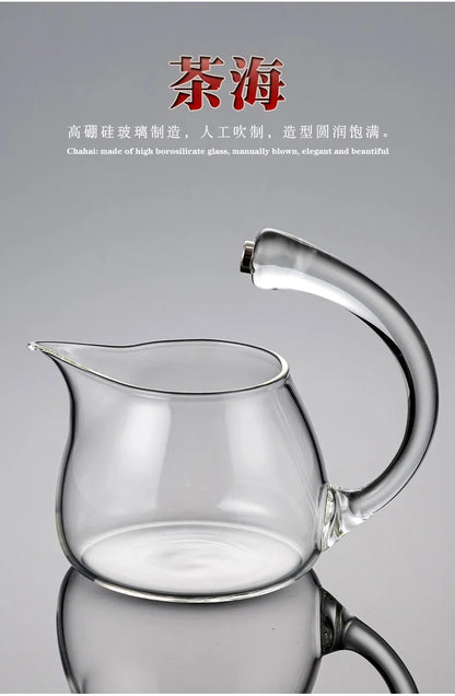 Glass lazy semi-automatic tea set set household Japanese kungfu tea cup magnetic suction Teapot Tea Making artifact to drink tea