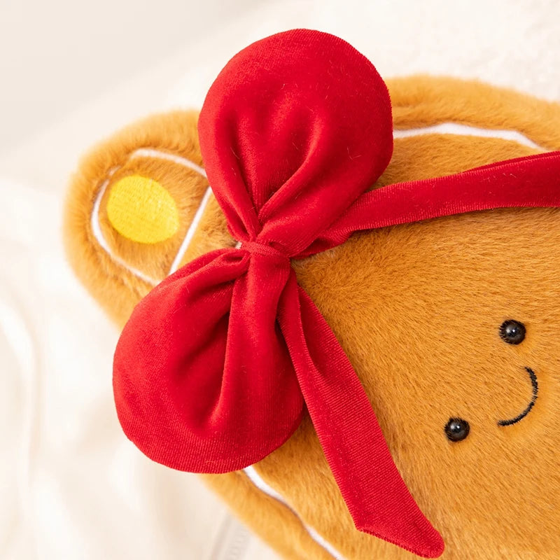 Christmas Tree Gingerbread House Bell Snowman Plush Decor